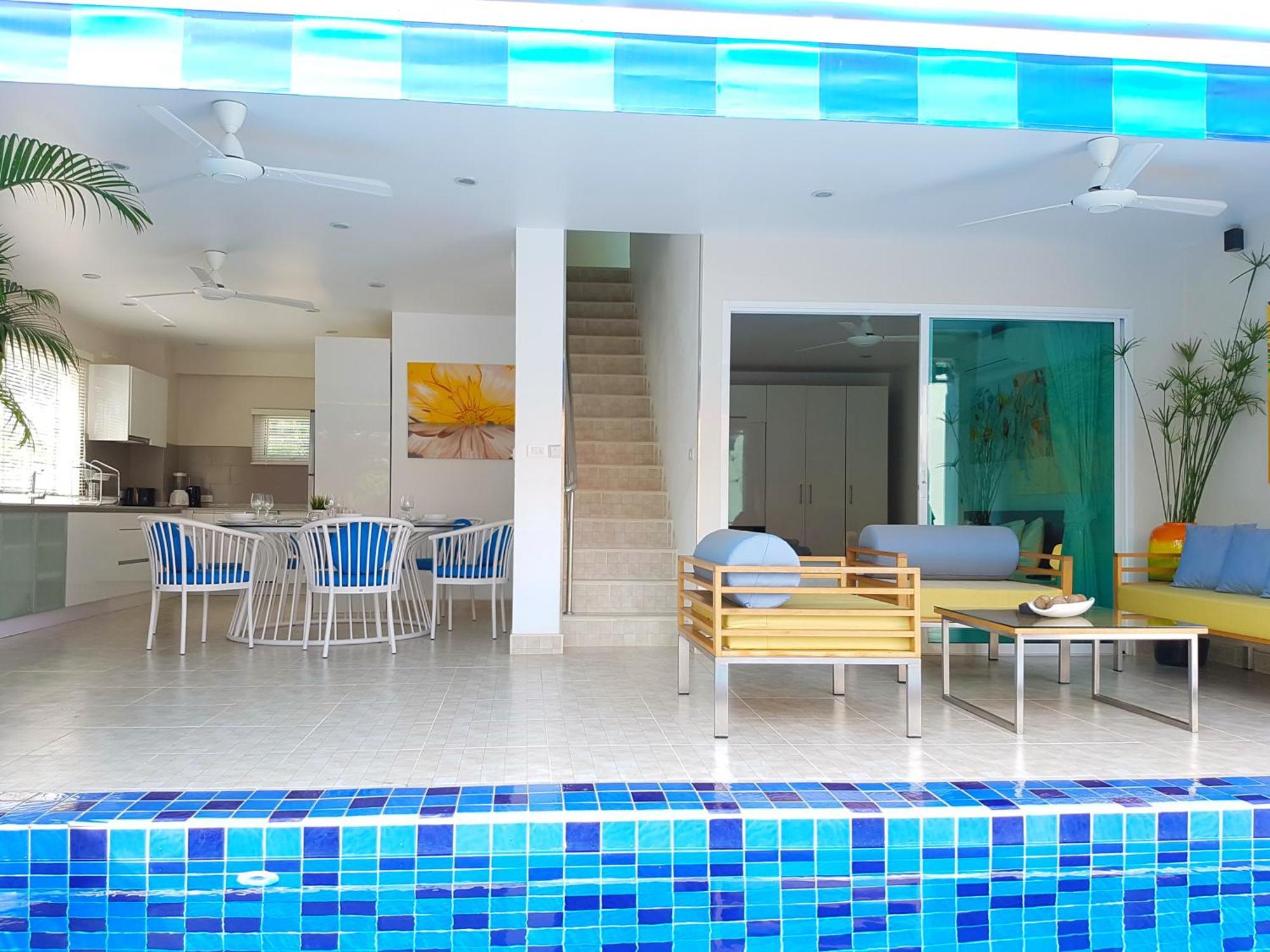 Beachside 3-Bedroom Townhouse W Private Pool At 70 Meters From Beach Ban Bang Po Екстер'єр фото