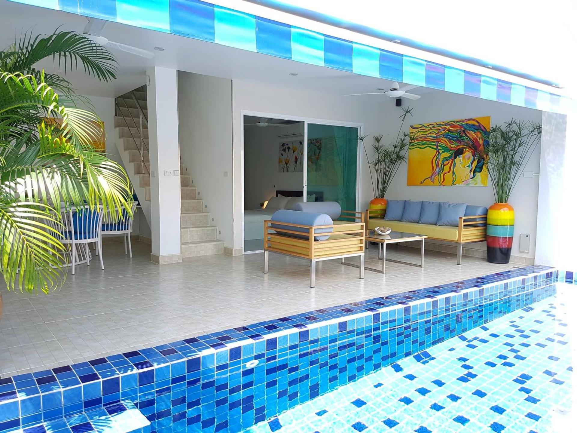 Beachside 3-Bedroom Townhouse W Private Pool At 70 Meters From Beach Ban Bang Po Екстер'єр фото